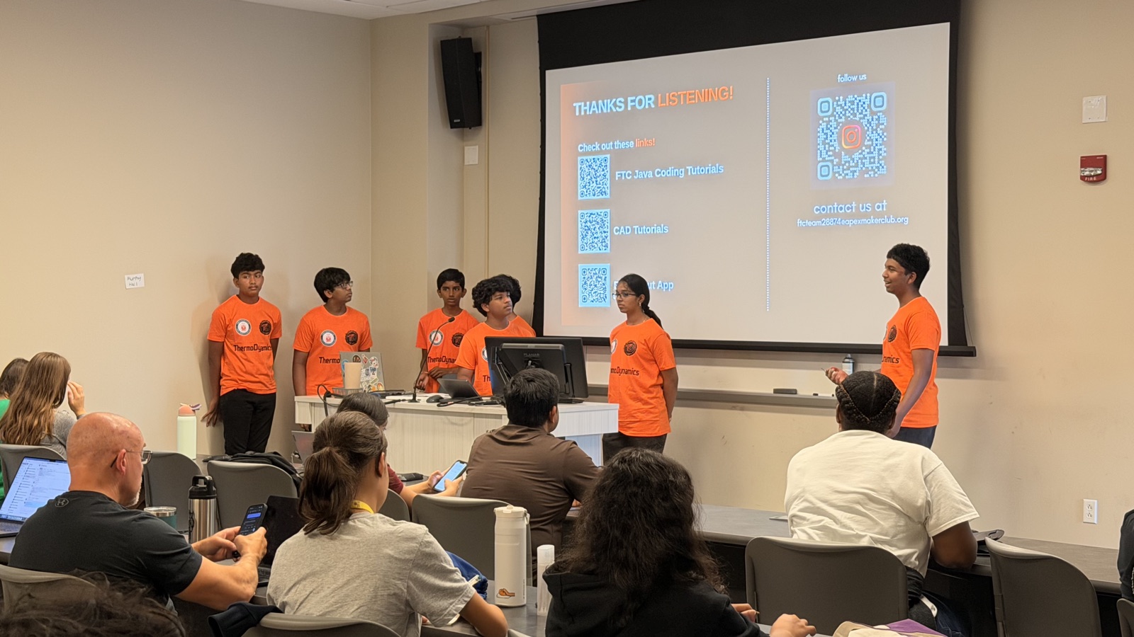 ThermoDynamics presenting at the Greensboro kickoff